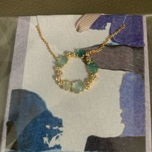 Anthopologie December Green necklace